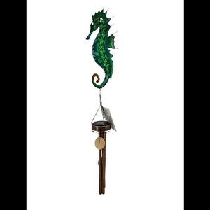 Ultimate Innovations Solar Animal Wind Chimes Seahorse